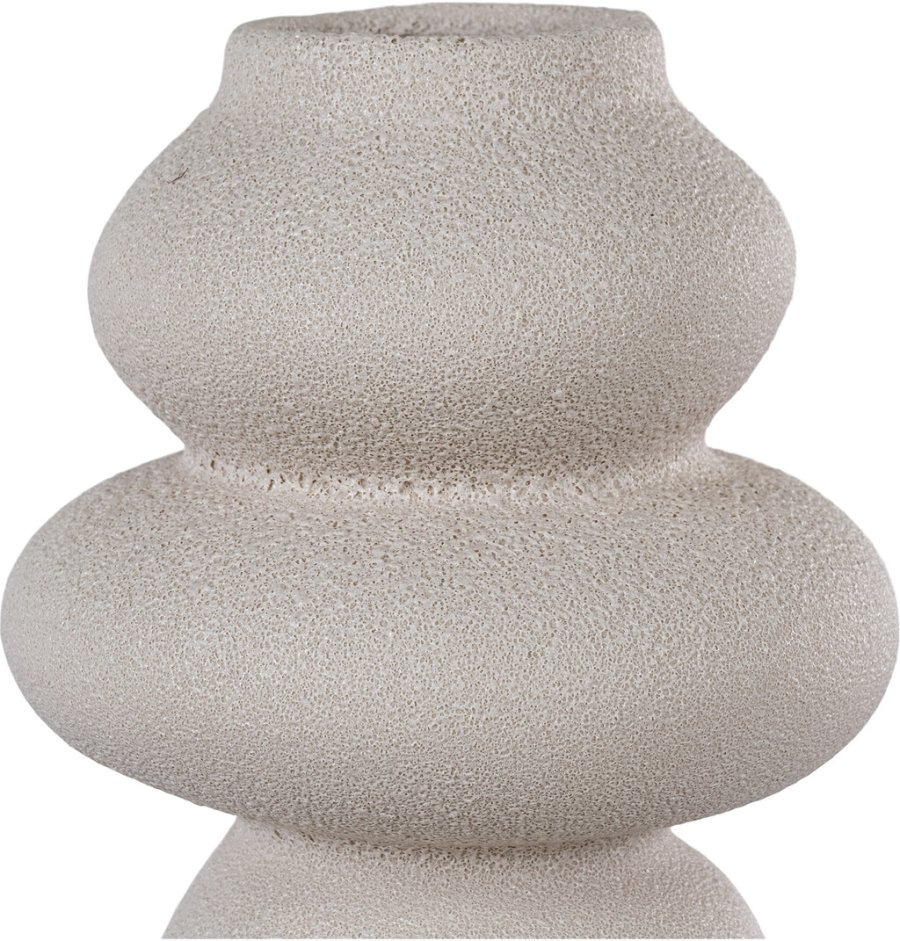 House Nordic Vase H26,5 cm, Beige