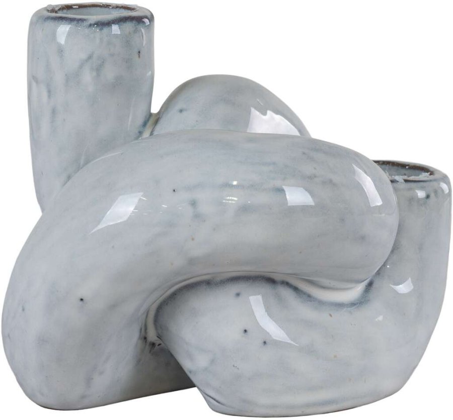 House Nordic Kerzenhalter H10,5 cm, Steingut