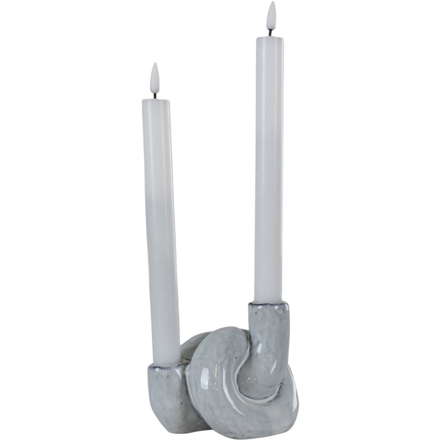House Nordic Kerzenhalter H10,5 cm, Steingut