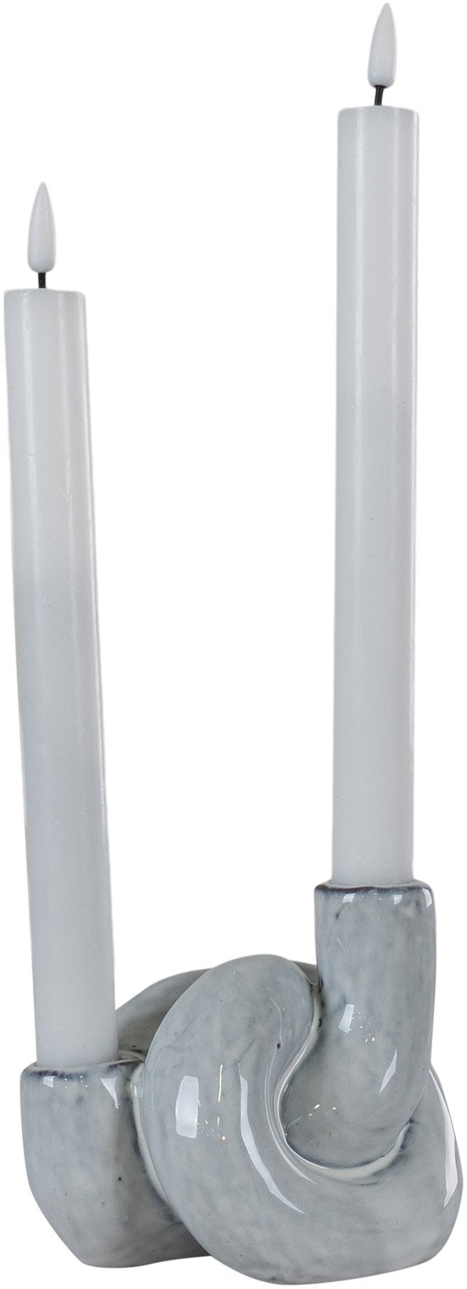 House Nordic Kerzenhalter H10,5 cm, Steingut