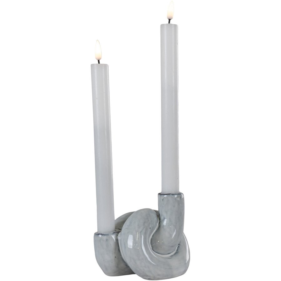 House Nordic Kerzenhalter H10,5 cm, Steingut