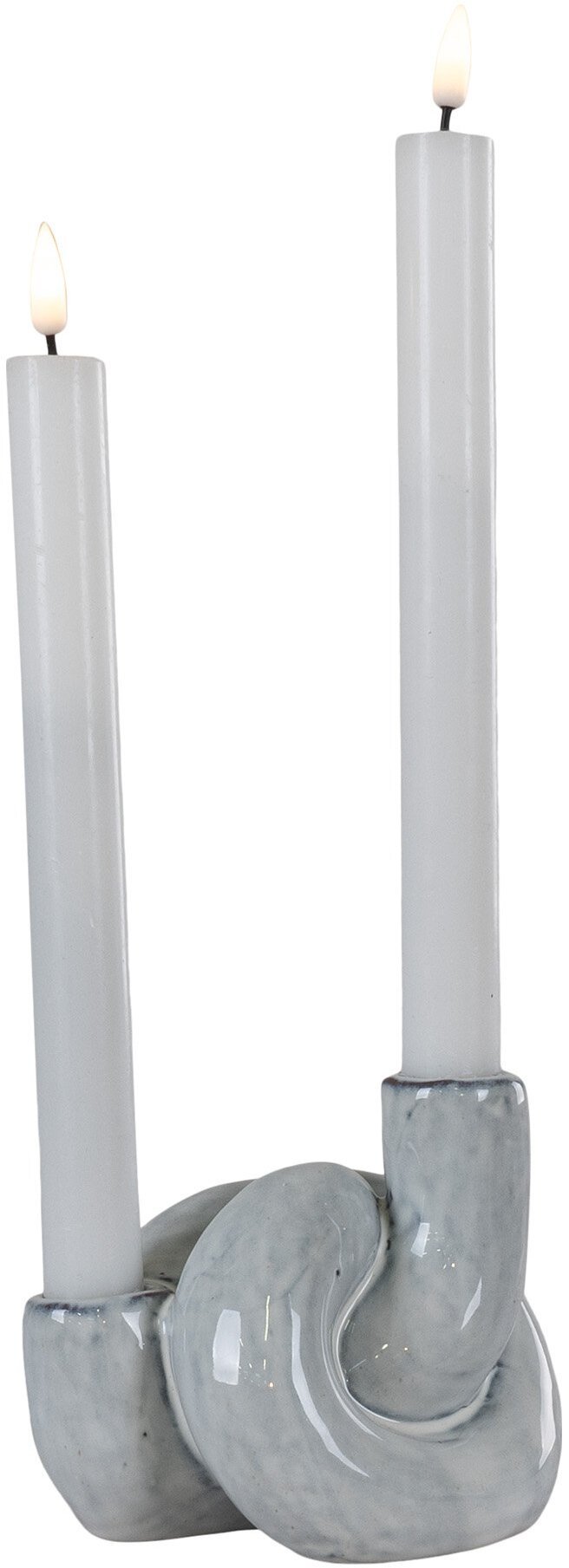 House Nordic Kerzenhalter H10,5 cm, Steingut