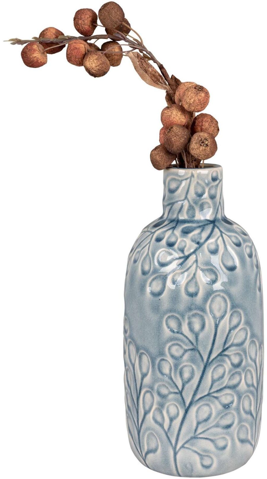 House Nordic Vase H26 cm, Blau