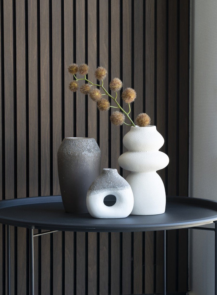 House Nordic Vase H22 cm, Brun