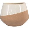 House Nordic Blumentopf H15 cm, Beige/Braun