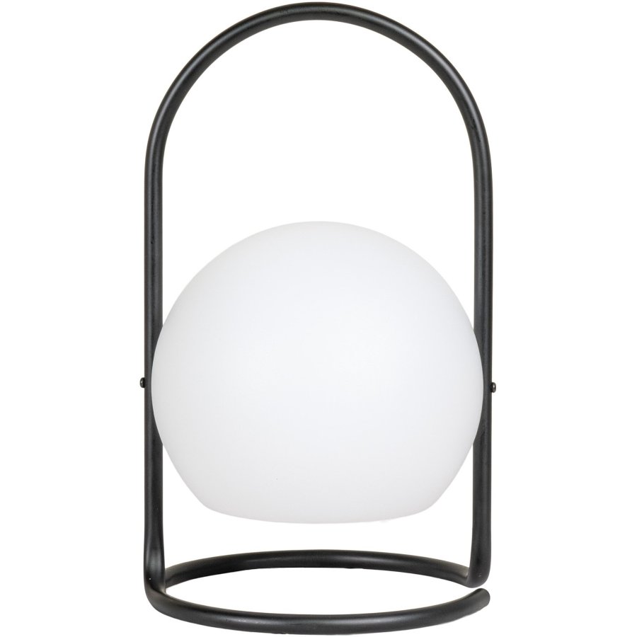House Nordic Cliff Transportabel Bordlampe LED H30 cm, Sort/Hvid