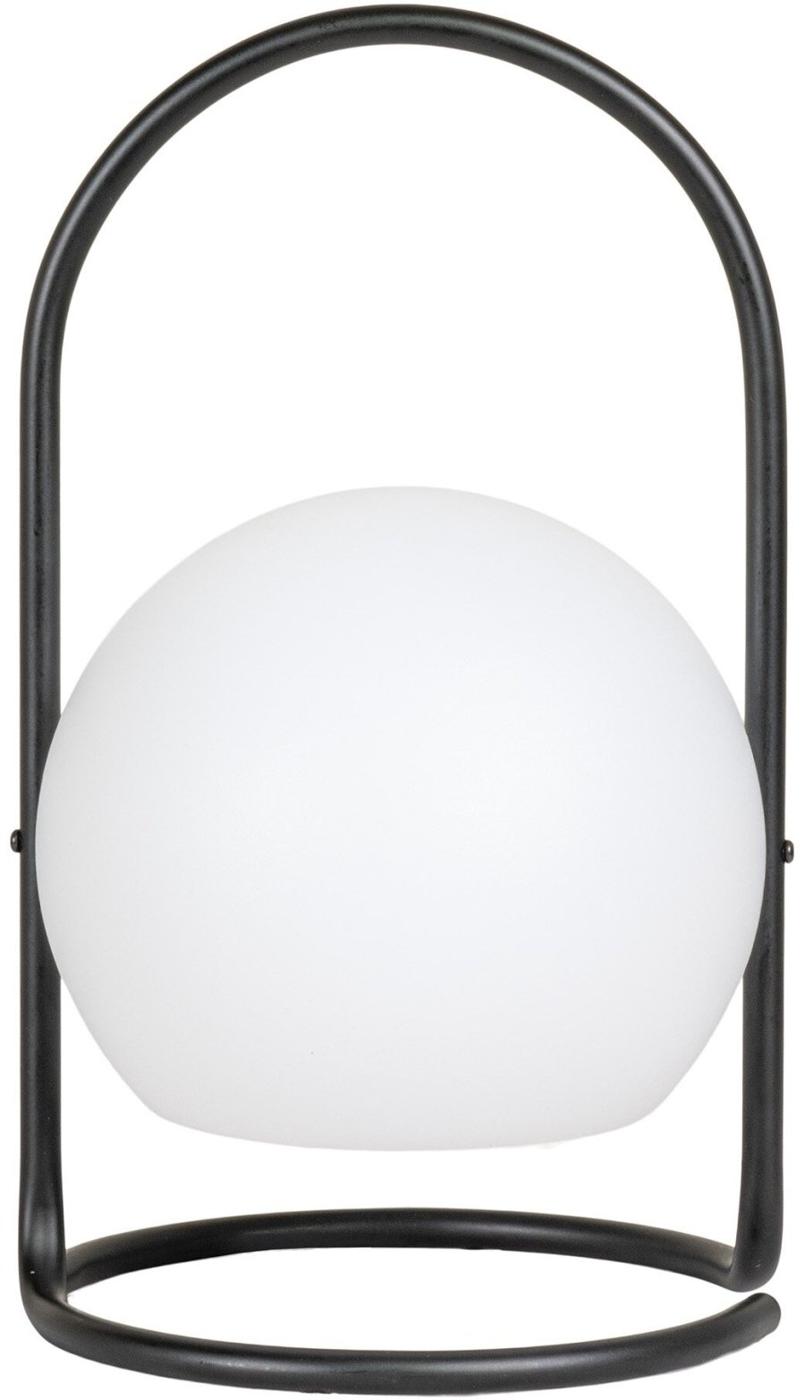 House Nordic Cliff Transportabel Bordlampe LED H30 cm, Sort/Hvid