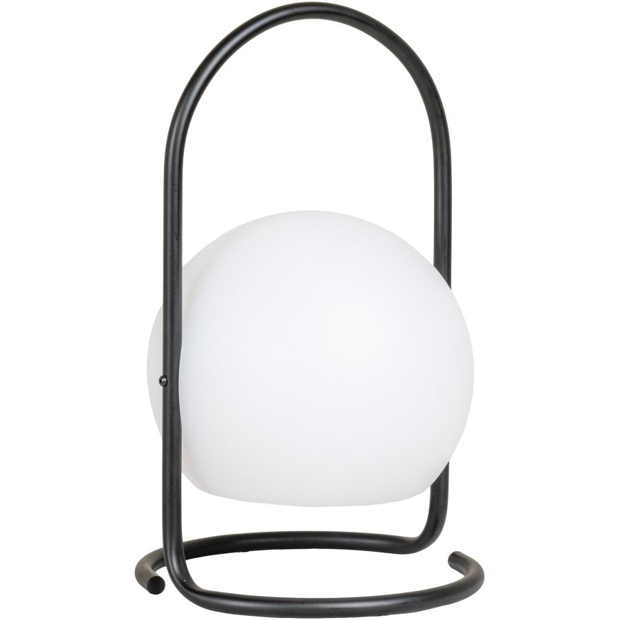 House Nordic Cliff Transportabel Bordlampe LED H30 cm, Sort/Hvid