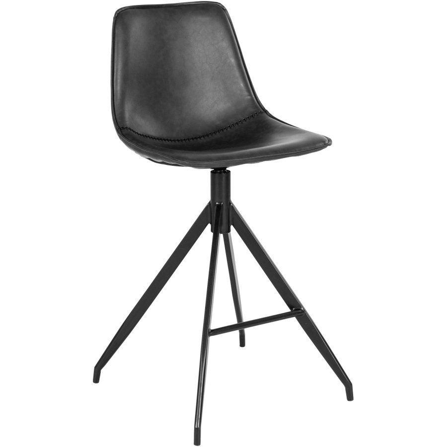 House Nordic Monaco Thekenstuhl H84 cm, Schwarz