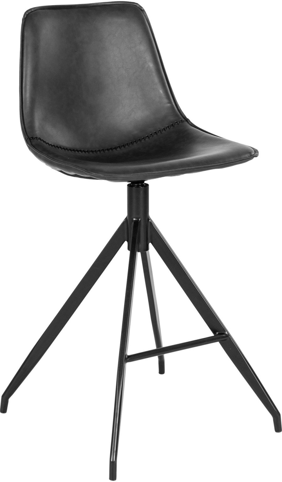 House Nordic Monaco Thekenstuhl H84 cm, Schwarz