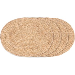 House Nordic Bombay Dækservietter 4 stk, 35x45 cm, Jute