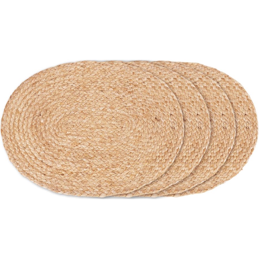 House Nordic Bombay Tischset 4er Set, 35x45 cm, Jute