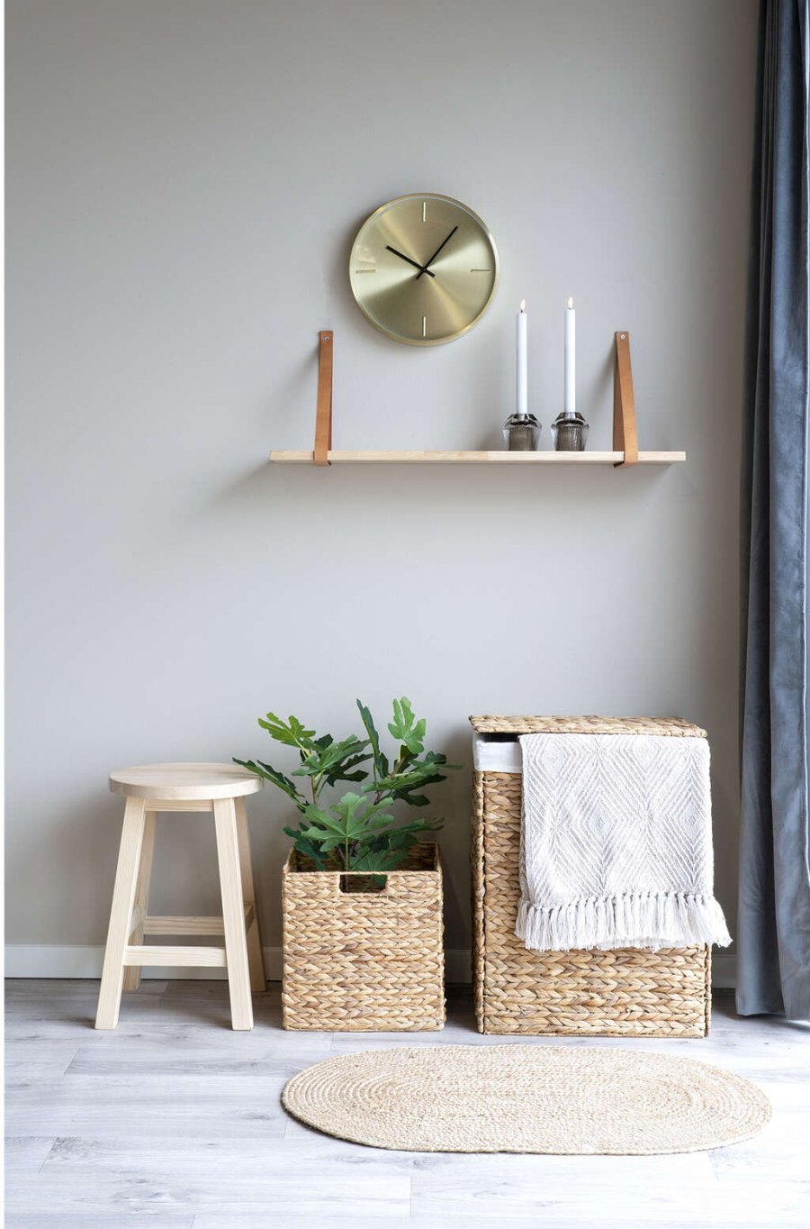 House Nordic Casablanca Taburet H45 cm, Fyr