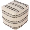 House Nordic Bally Pouf 40 cm, Off-white/Koksgrau