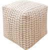 House Nordic Vapi Pouf 40 cm, Offwhite