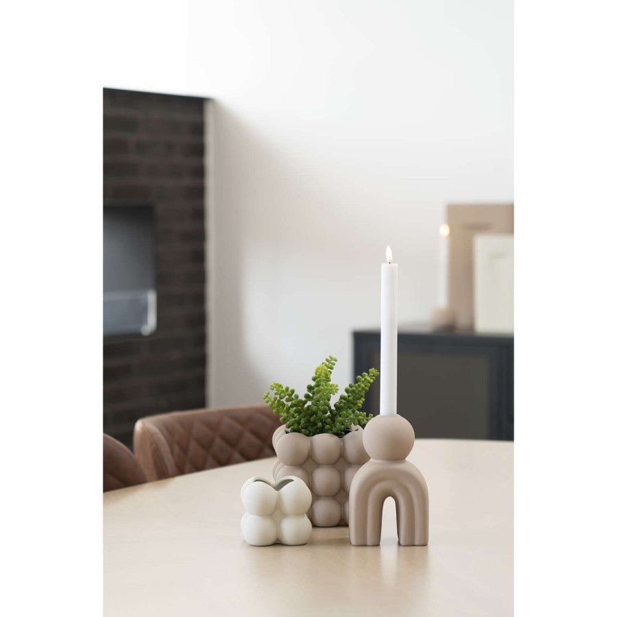 House Nordic Blumentopf H8 cm, Grau