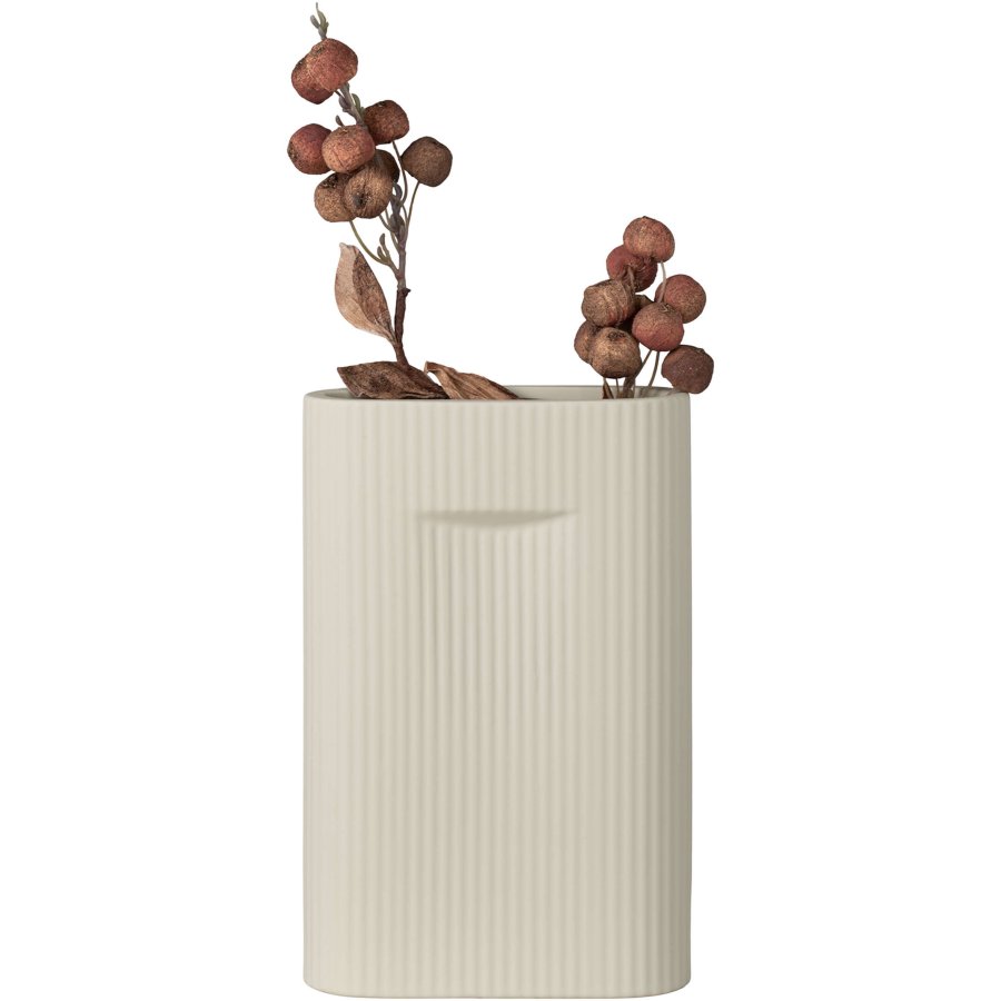 House Nordic Vase H26 cm, Grau