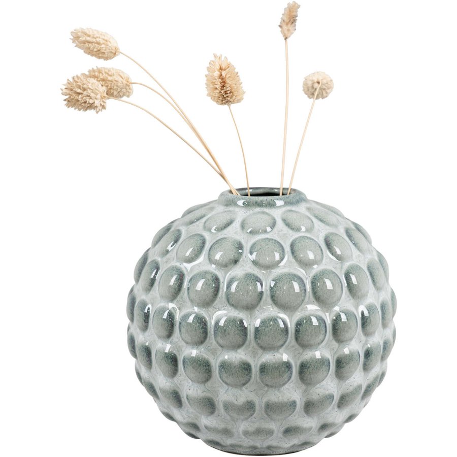 House Nordic Vase H14,5 cm, Bl