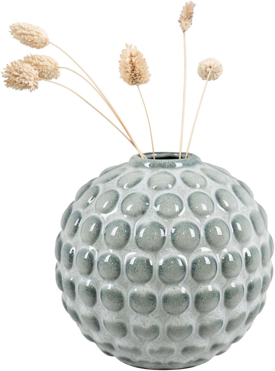 House Nordic Vase H14,5 cm, Bl