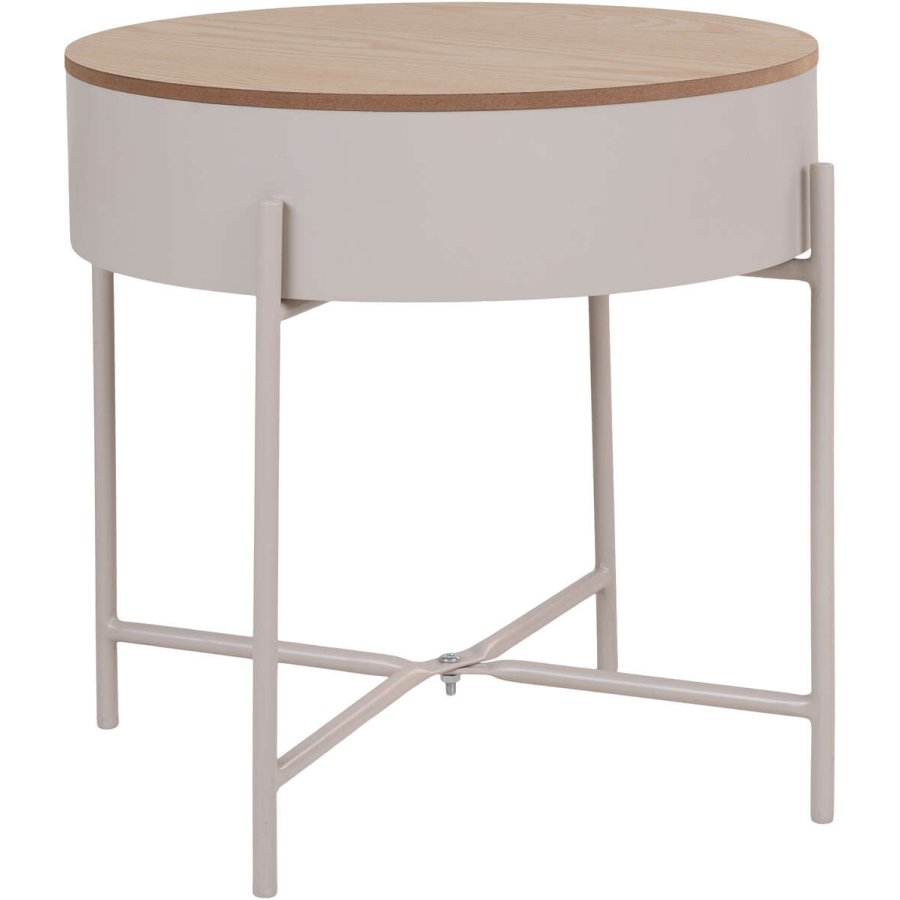 House Nordic Sisco Beistelltisch H40 cm, Beige/Grau