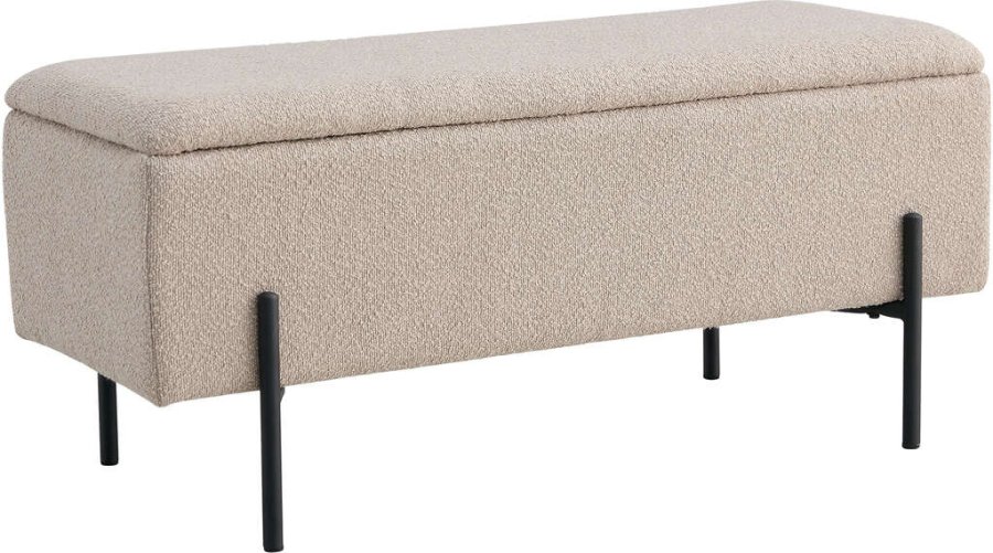 House Nordic Watford Truhenbank 95 cm, Beige