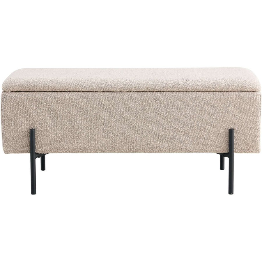 House Nordic Watford Truhenbank 95 cm, Beige