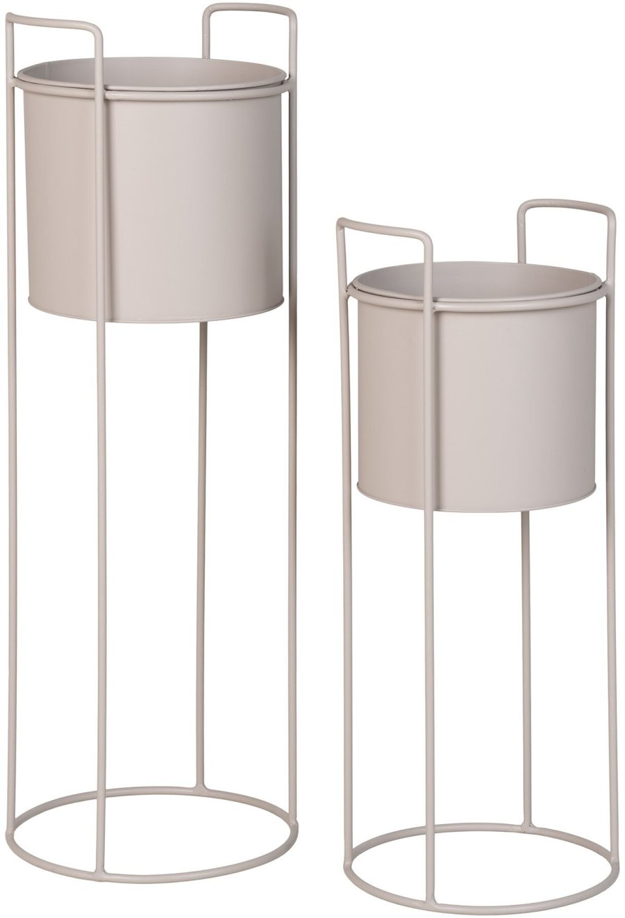 House Nordic Rabo Blumenstnder 2er Set, Sand