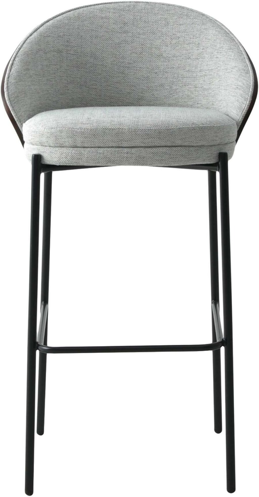 House Nordic Canelas Barhocker H97 cm, Hellgrau/Dunkelbraun