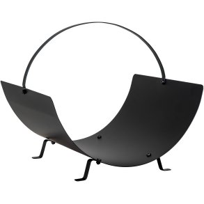 House Nordic Tires Kaminholzkorb 40 cm, Schwarz