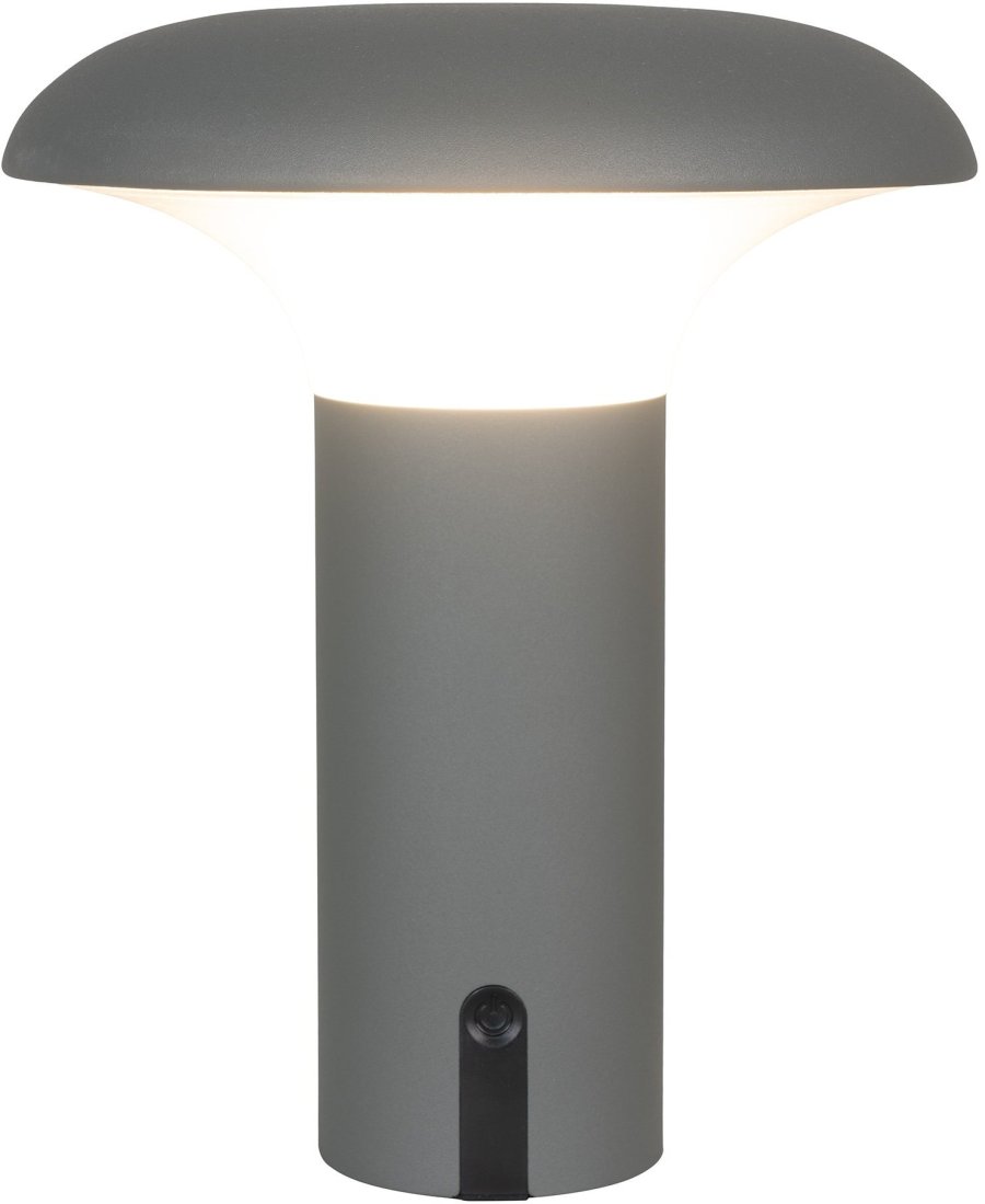 House Nordic Ramsey Tragbare Tischleuchte LED H21 cm, Grau/Matt