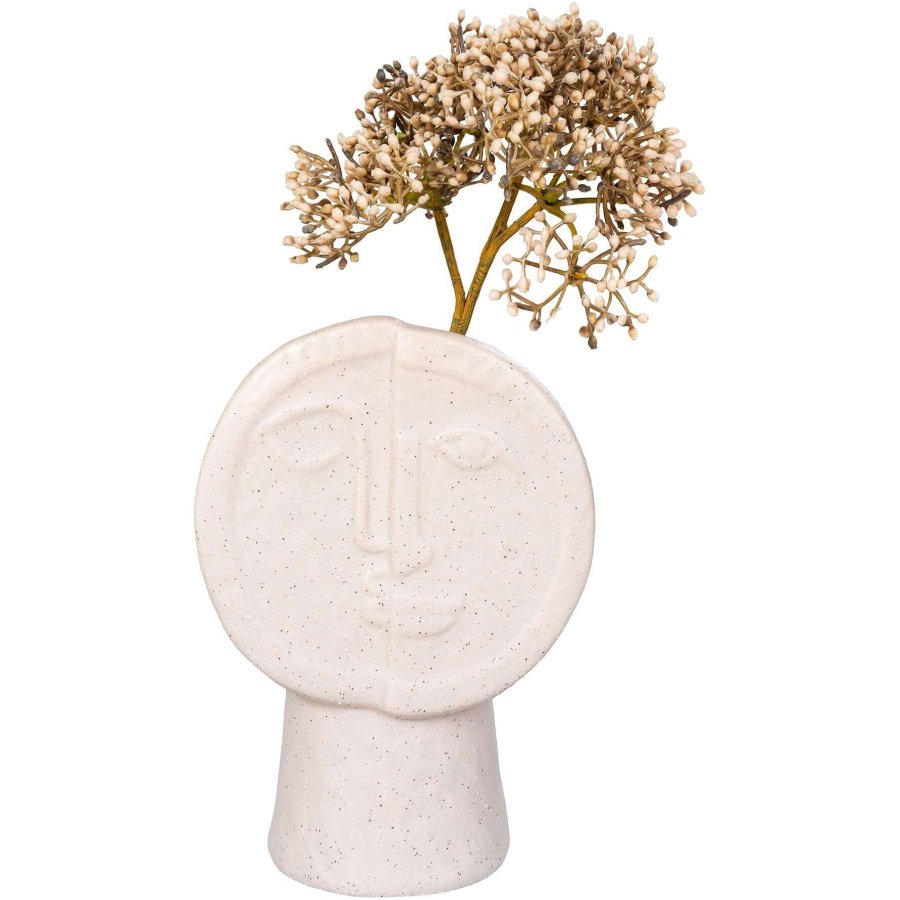 House Nordic Vase H17,5 cm, Beige