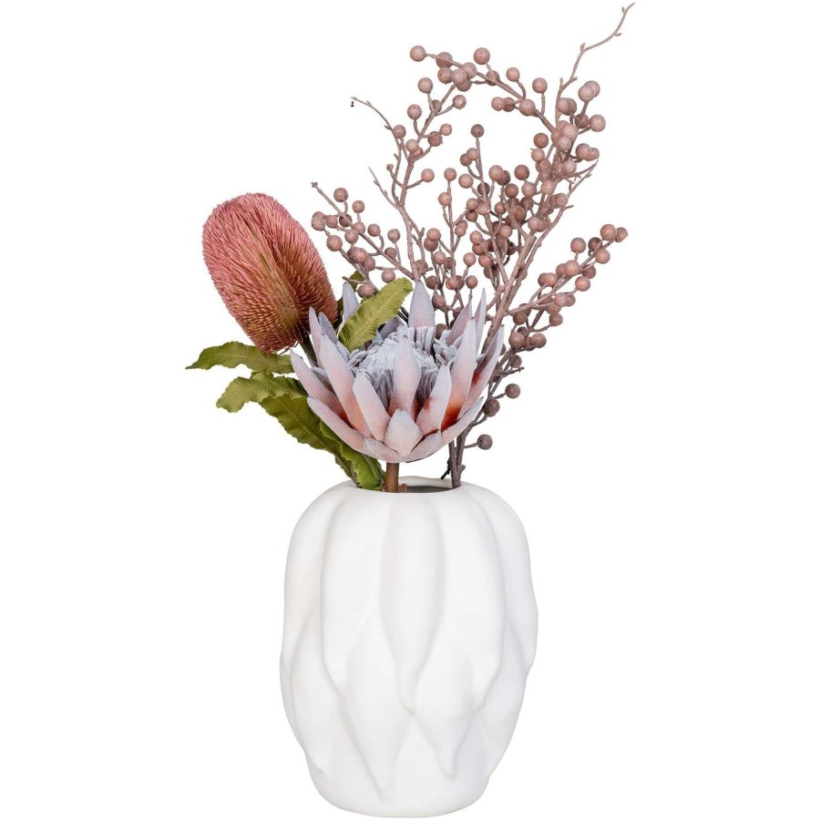 House Nordic Vase H26 cm, Beige