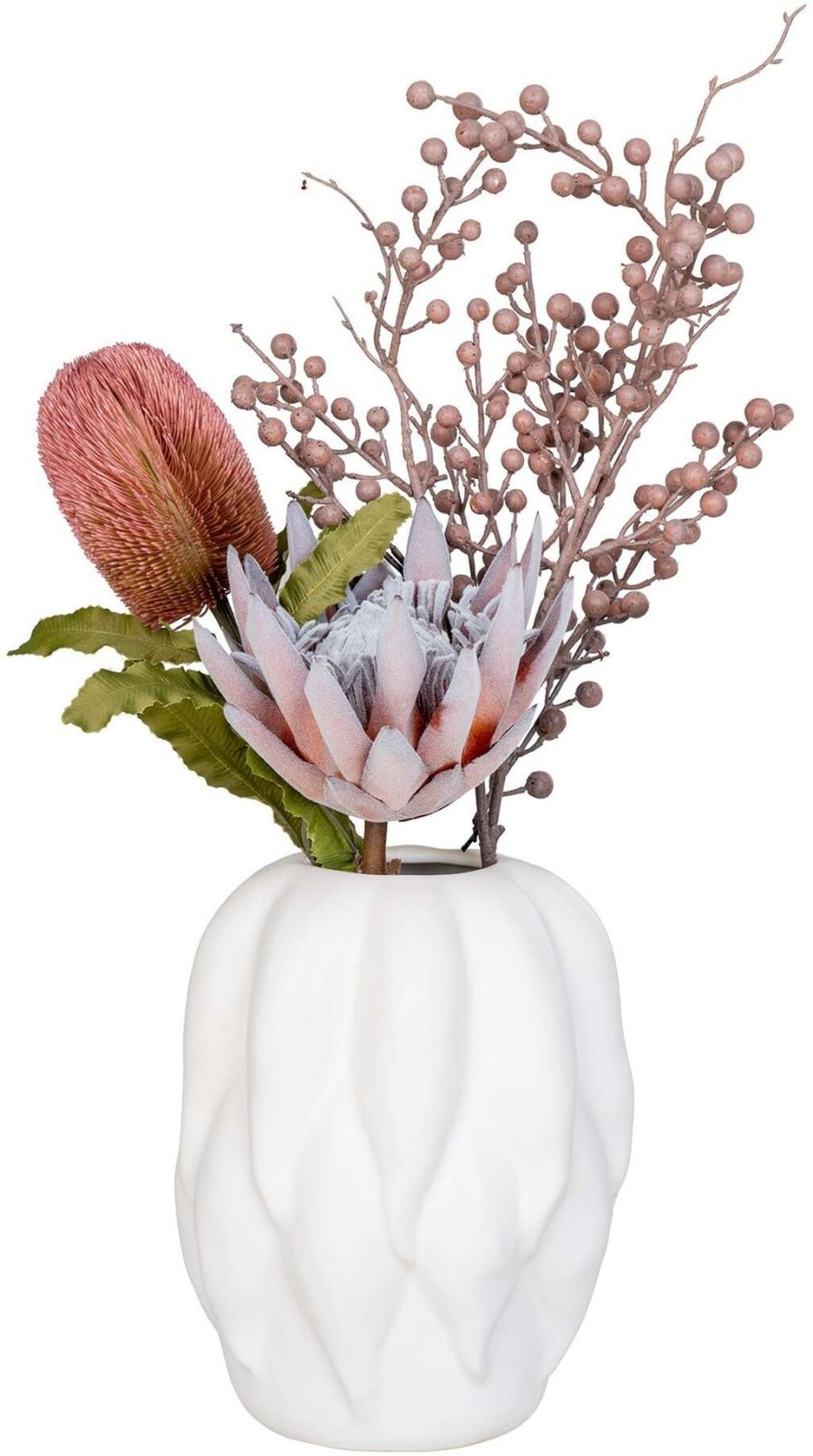 House Nordic Vase H26 cm, Beige