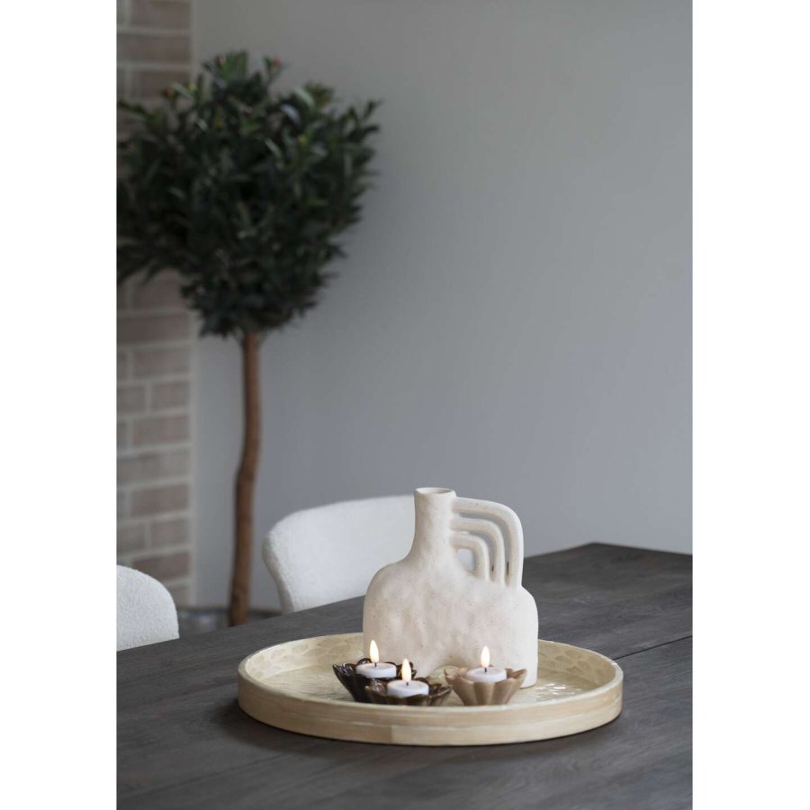 House Nordic Vase H19,5 cm, Beige