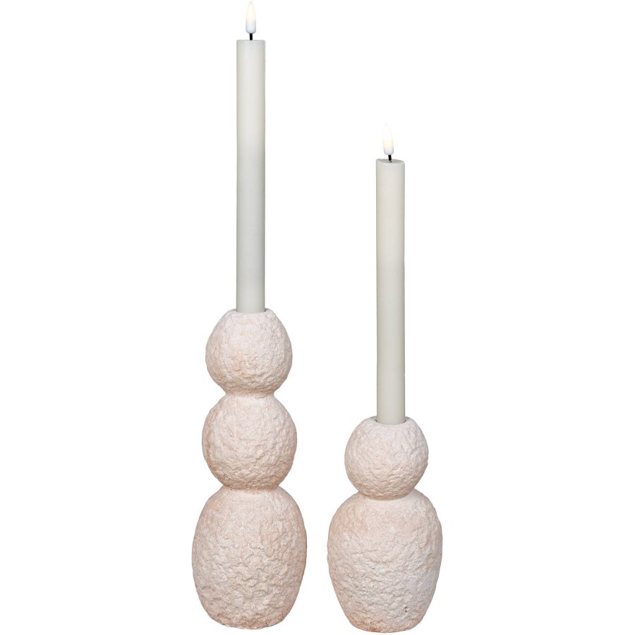 House Nordic Kerzenstnder 2er Set, Beige