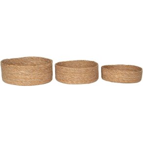 House Nordic Batam Krbe 3er Set, Seegras