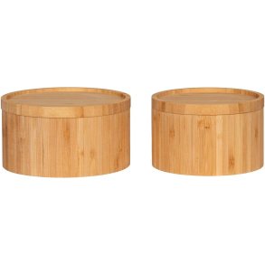 House Nordic Chefalu Aufbewahrungsbox 2er Set, Bambus