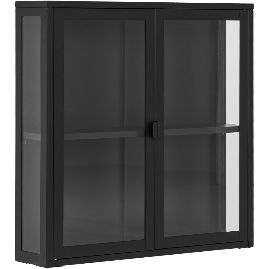 House Nordic Brisbane Vitrine 80x80 cm, Schwarz