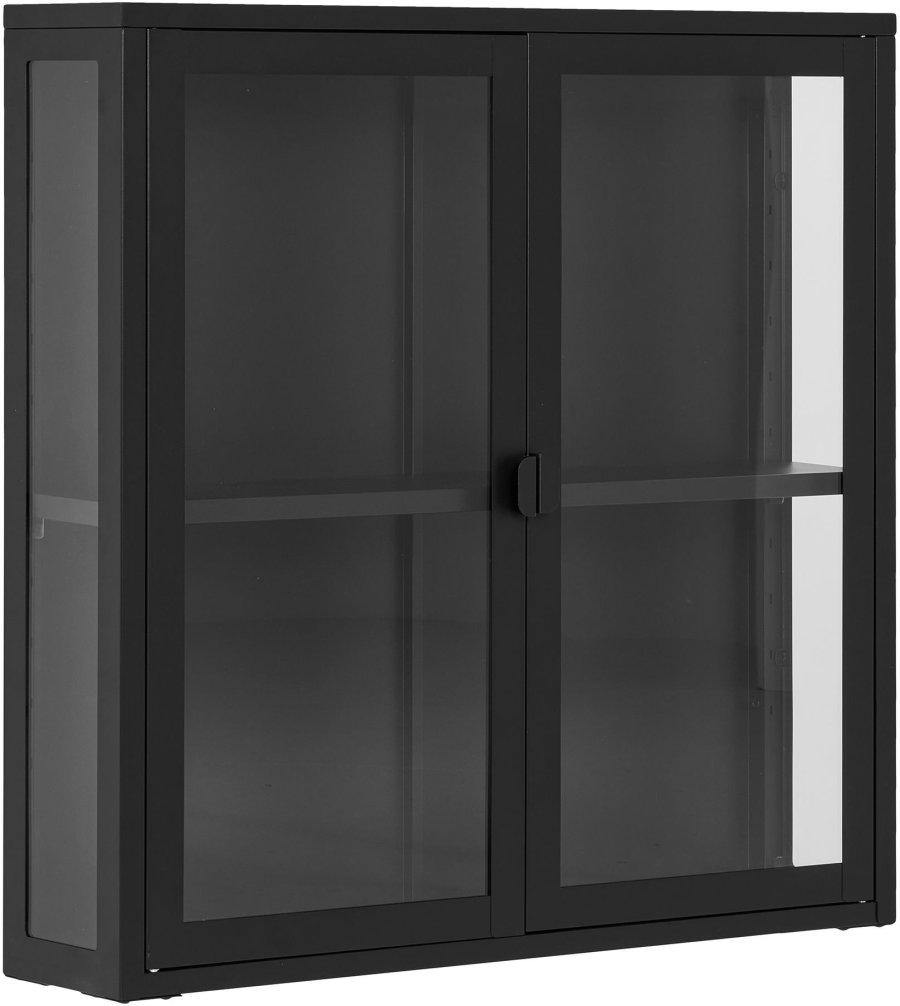 House Nordic Brisbane Vitrine 80x80 cm, Schwarz