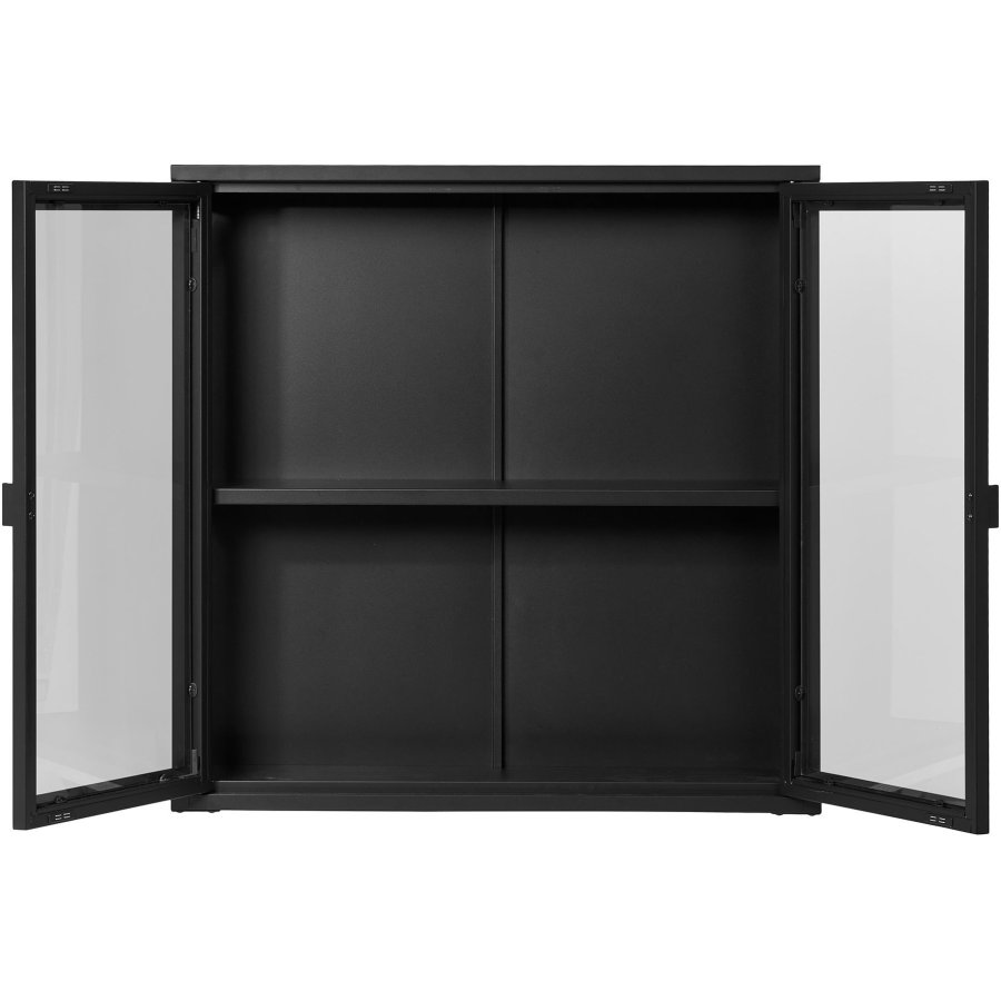 House Nordic Brisbane Vitrine 80x80 cm, Schwarz