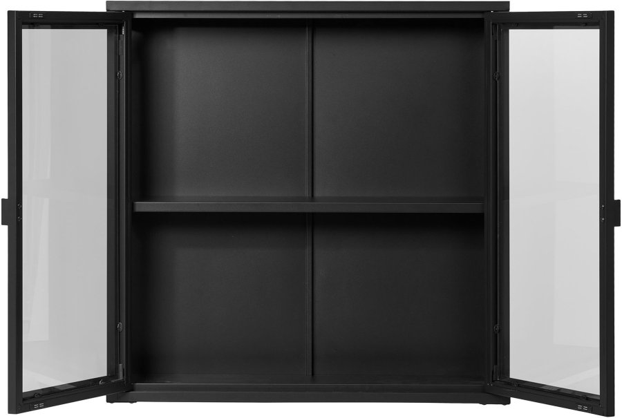 House Nordic Brisbane Vitrine 80x80 cm, Schwarz