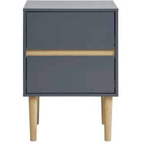 House Nordic Bisley Beistelltisch H55 cm, Dunkelgrau