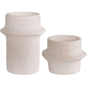 House Nordic Kerzenhalter 2er Set, Wei