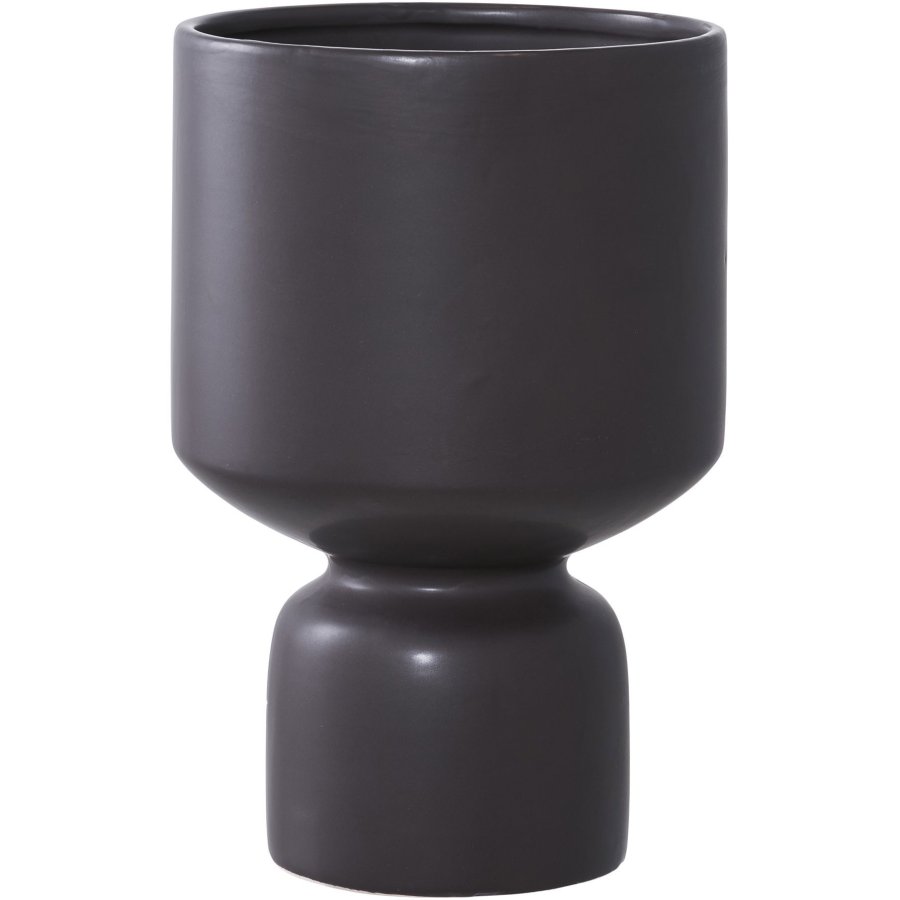 House Nordic Blumentopf H23,5 cm, Schwarz