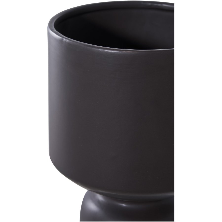 House Nordic Blumentopf H23,5 cm, Schwarz