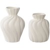 House Nordic Vase 2er Set, Wei