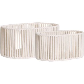 House Nordic Arese Kurv 2 stk, Off-White