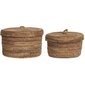 House Nordic Desio Korb 2er Set, Bananenzopf