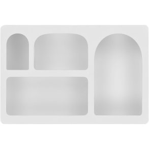 House Nordic Bryne Wandregal 60 cm, Wei