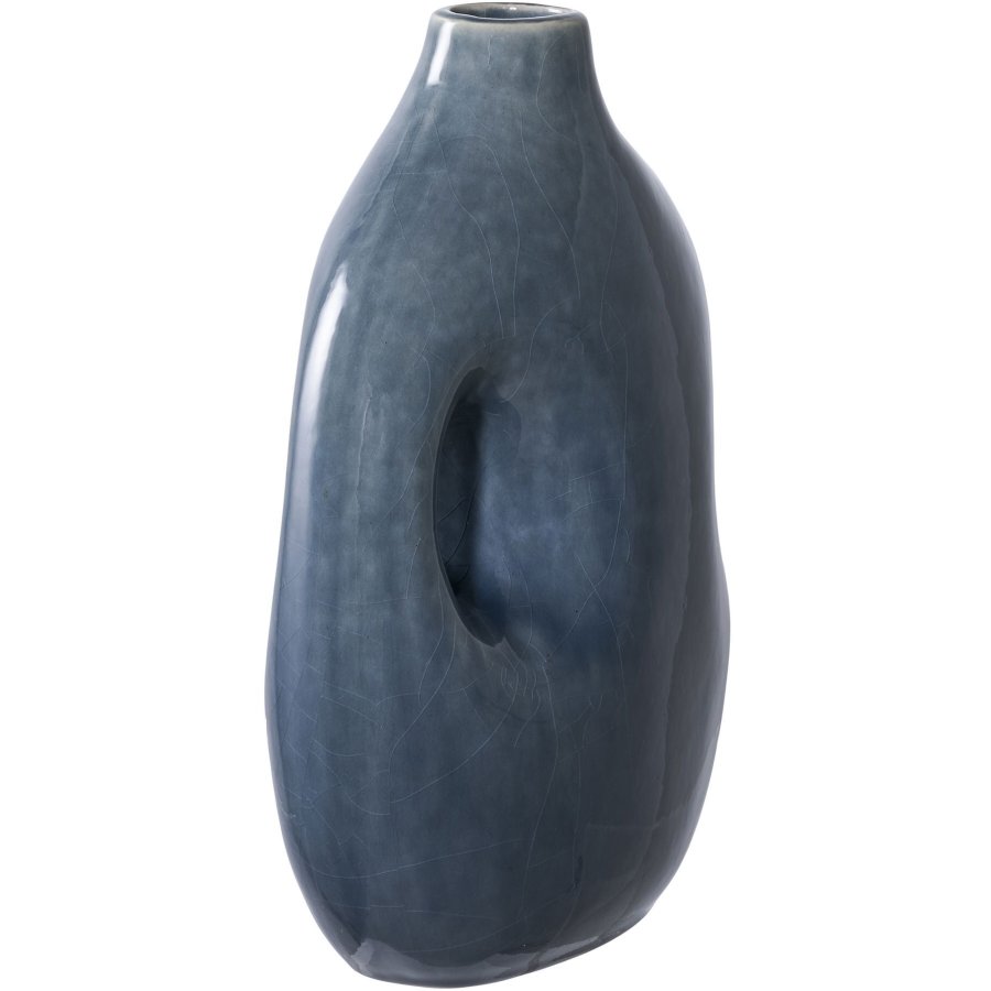 House Nordic Vase H25 cm, Blau